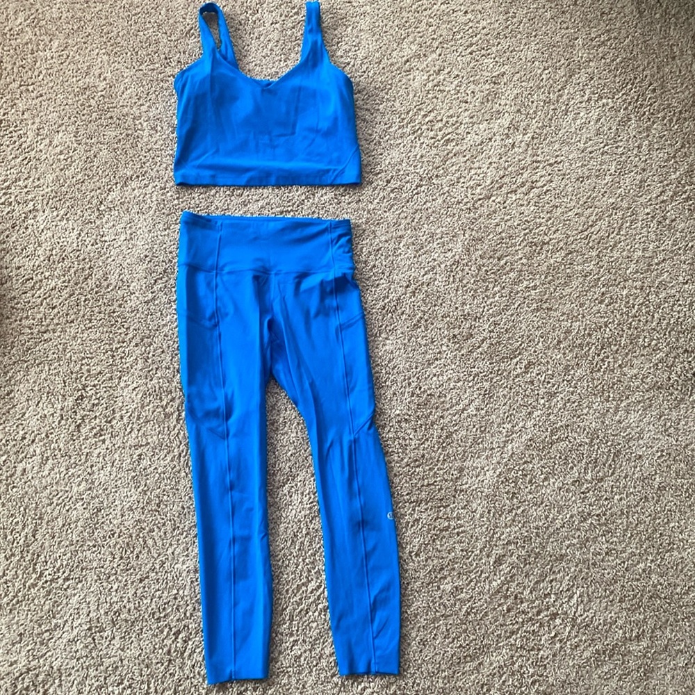 Lululemon Poolside Matching Set- Size 6/8
